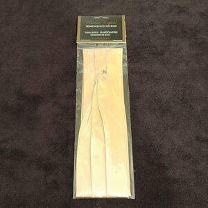 BRUNO CAPELO FASHION 3 PLEAT SATIN HAT BAND.